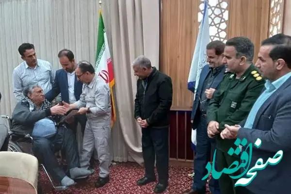 تقدیر مدیر کل بنیاد شهید استان از مدیر عامل شرکت پتروشیمی ایلام