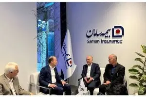 بازدید مدیرعامل بیمه سامان از هفدهمین نمایشگاه بین المللی صنعت مالی