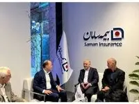 بازدید مدیرعامل بیمه سامان از هفدهمین نمایشگاه بین المللی صنعت مالی
