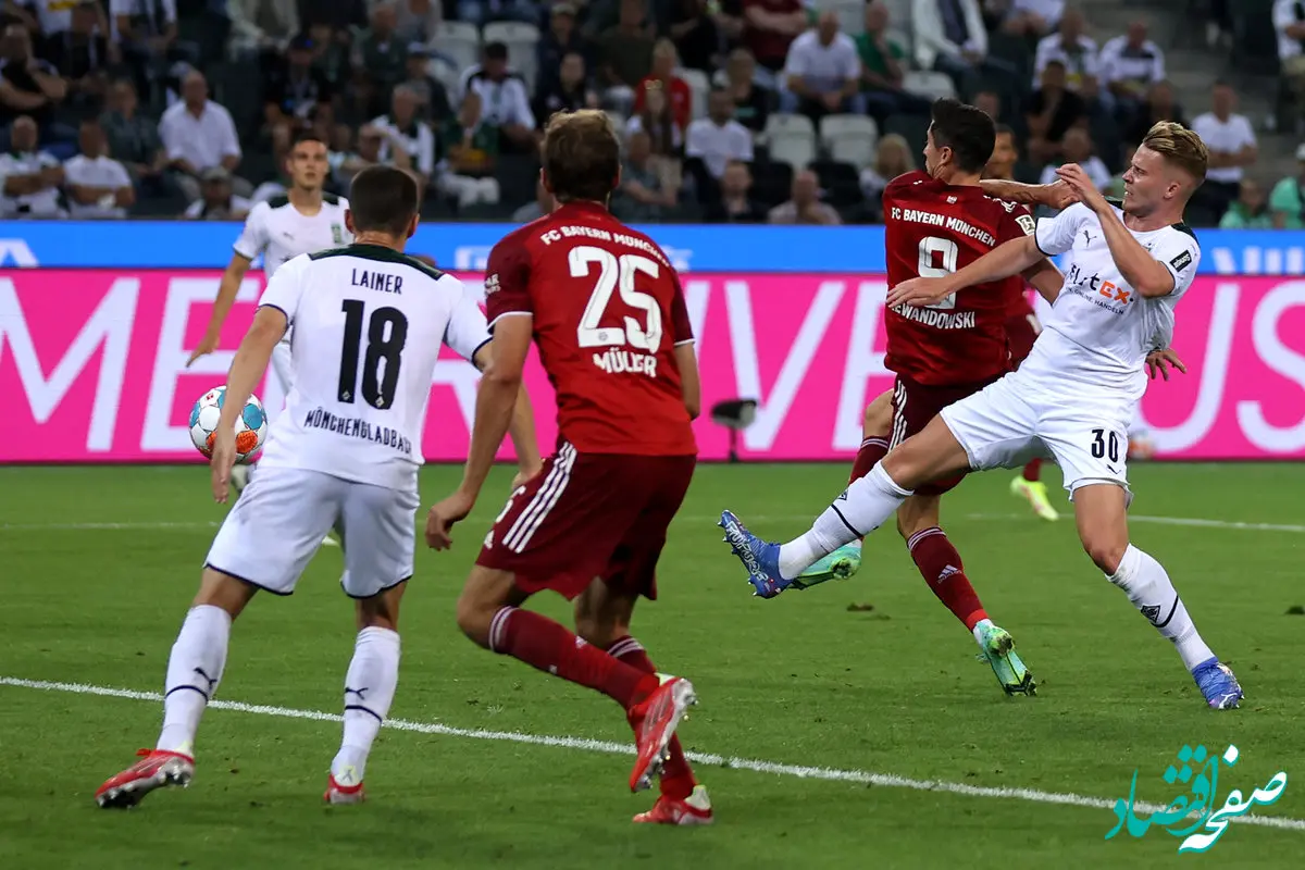 فیلم گزارش زنده بازی فوتبال مونشن گلادباخ - بایرن مونیخ امشب شنبه ۲۲ دی۱۴۰۳ + ساعت بازی