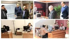 بازدید مدیرعامل بانک قرض الحسنه رسالت از مرکز تماس و پیگیری شرکت سانا نوین دادفر