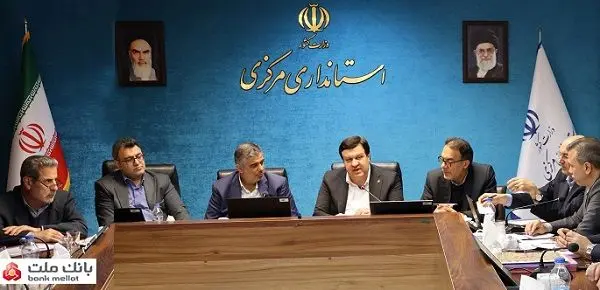 مدیرعامل بانک ملت به نمایندگی از وزیر اقتصاد، در سفر به استان مرکزی با مسؤولان استانی و فعالان اقتصادی دیدار و گفت و گو کرد