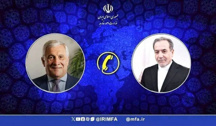 رایزنی تلفنی وزیران خارجه ایران و ایتالیا با موضوع آتش‌بس