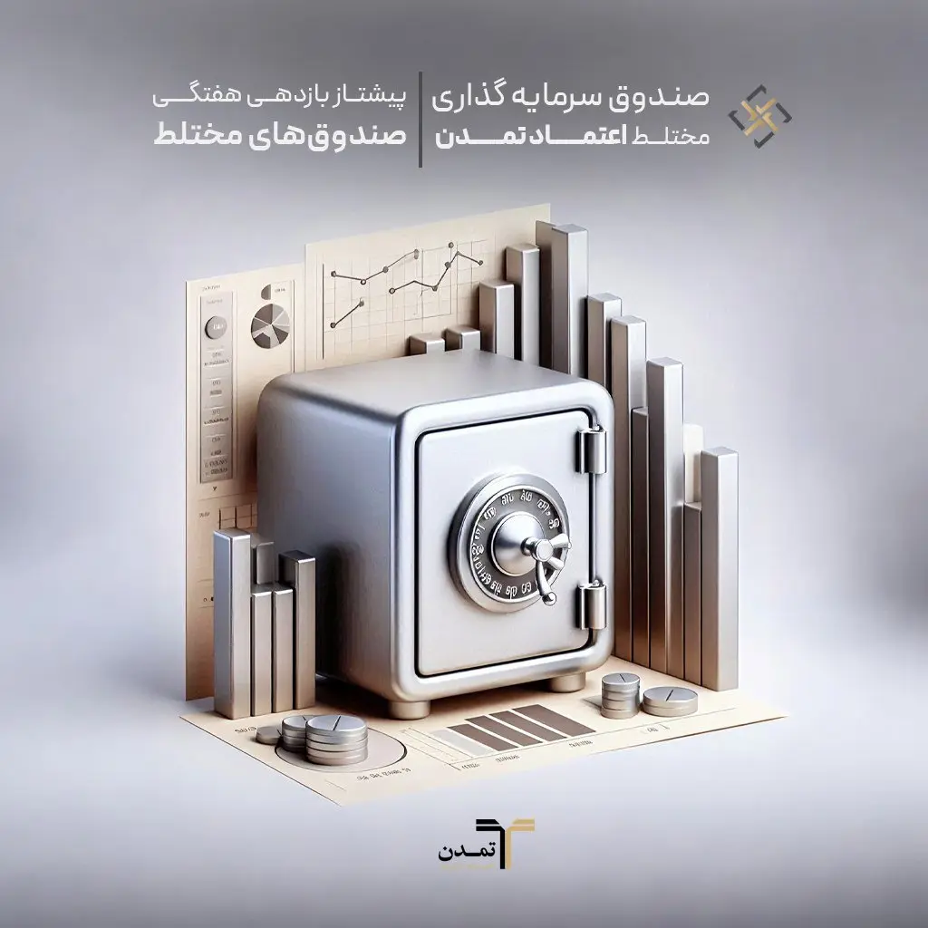 صندوق اعتماد تمدن: پیشتاز بازدهی هفتگی صندوقهای مختلط