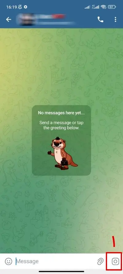 ارسال پیام ویدیویی یکبار مصرف در تلگرام