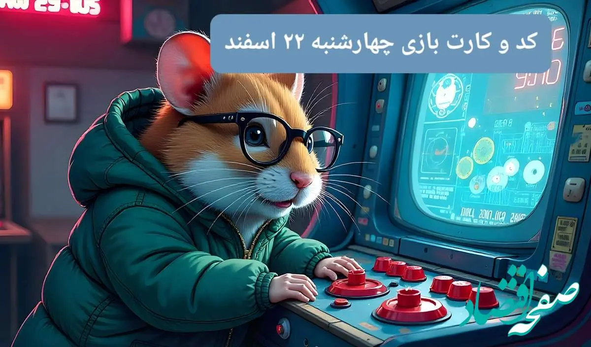 کد مورس و کارت بازی همستر فصل جدید چهارشنبه ۲۲ اسفند ۱۴۰۳