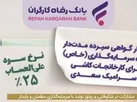 انتشار اوراق گواهی سپرده خاص برای کارخانجات کاشی و سرامیک سعدی از سوی بانک رفاه کارگران