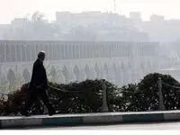 هوای اصفهان آلوده است