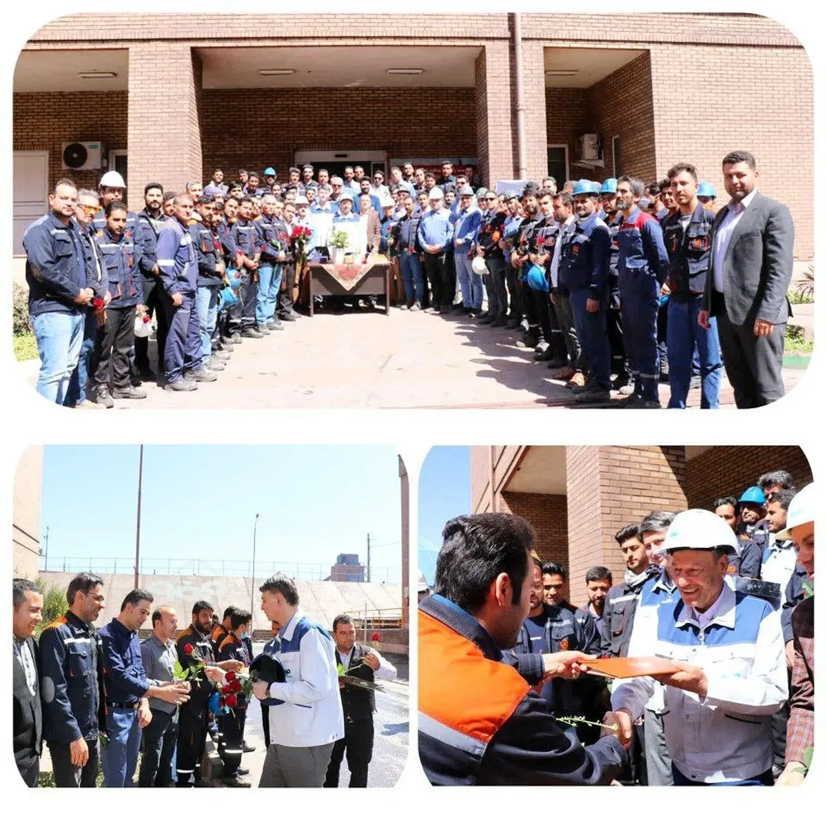 دیدار و تقدیر در روز کارگر 


