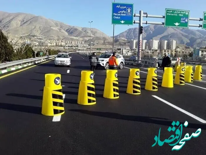 انسداد موقت جاده چالوس تا کی ادامه دارد؟ 