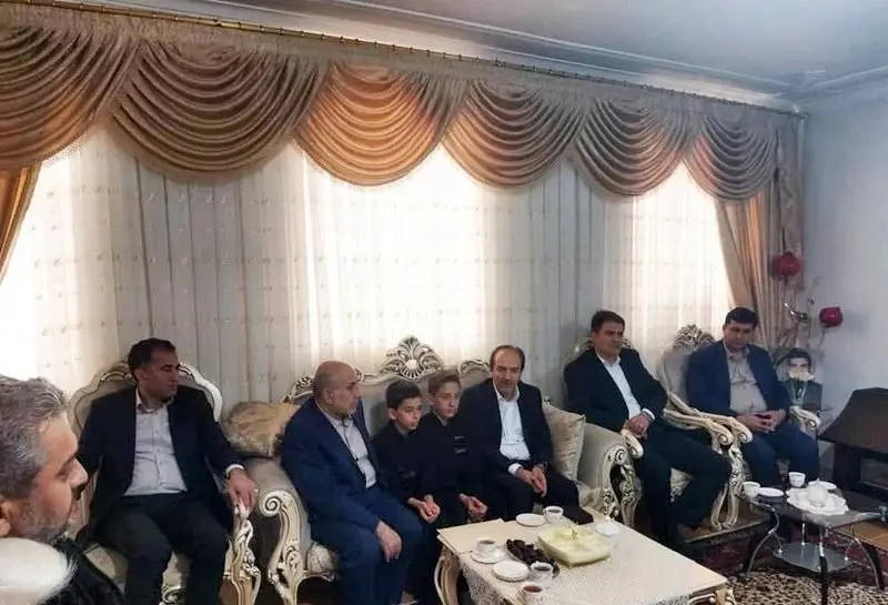 مدیرعامل بیمه آسیا با خانواده مرحوم مهرعلی حسین زاده از کارکنان این شرکت، دیدار کرد