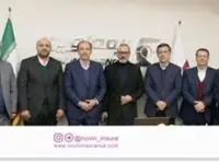علیرضا قربانی، بیمه‌گذار بیمه نوین، با مدیرعامل و اعضای هیئت‌مدیره دیدار کرد