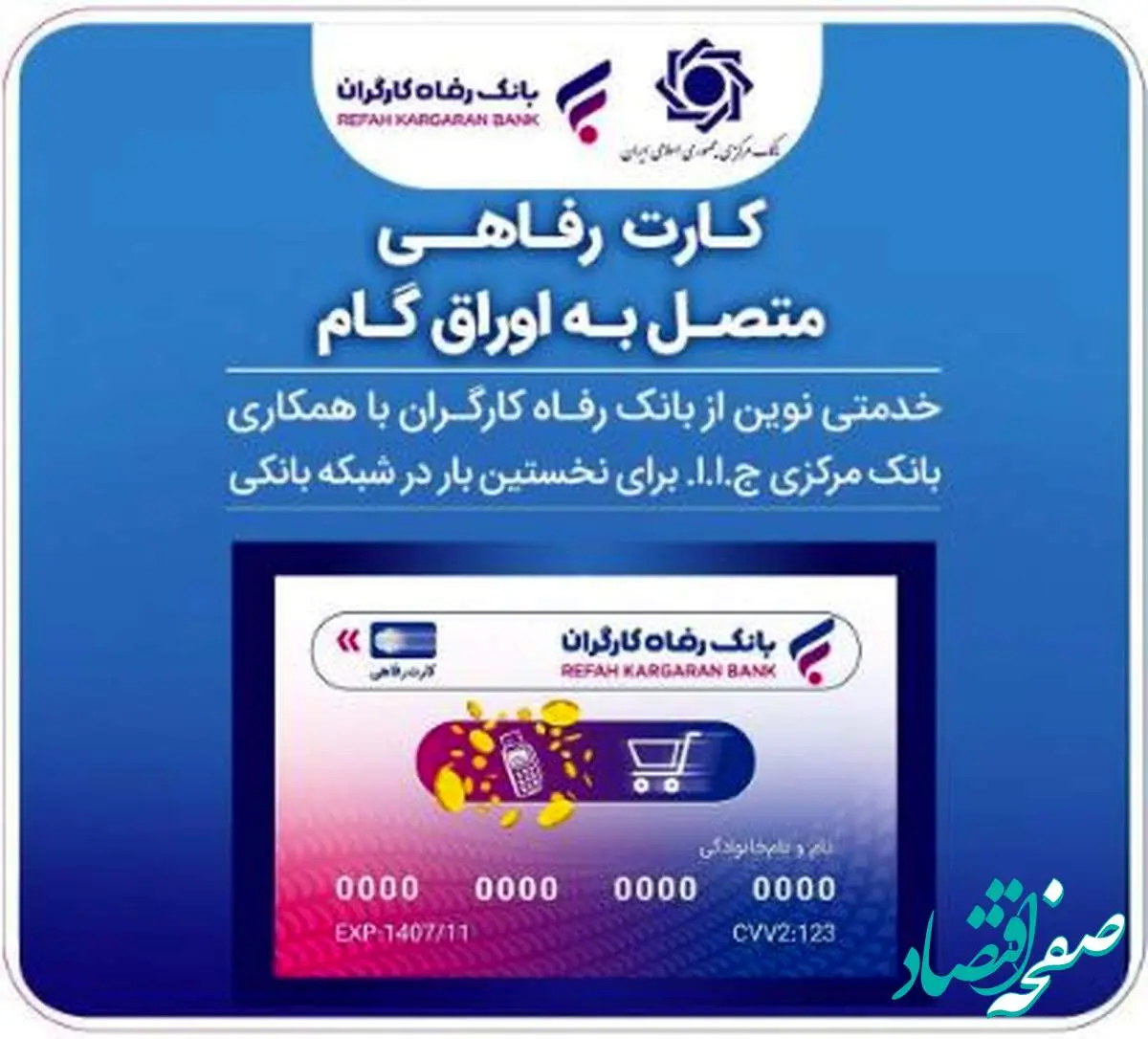 صدور کارت رفاهی تا سقف ۳۰۰ میلیون تومان توسط بانک رفاه کارگران برای کارگران