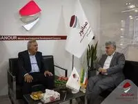 استقبال فعالان اقتصادی و معدنی از غرفه صبانور در نمایشگاه ماینکس ۱۴۰۴
