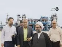 بازدید عضو هیئت رئیسه مجلس شورای اسلامی و هیات همراه از پالایشگاه نفت آفتاب