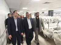 بازدید وزیر تعاون، کار و رفاه اجتماعی و مدیرعامل سازمان تأمین‌اجتماعی از روند تکمیل مراحل نهایی بیمارستان فیاض‌بخش