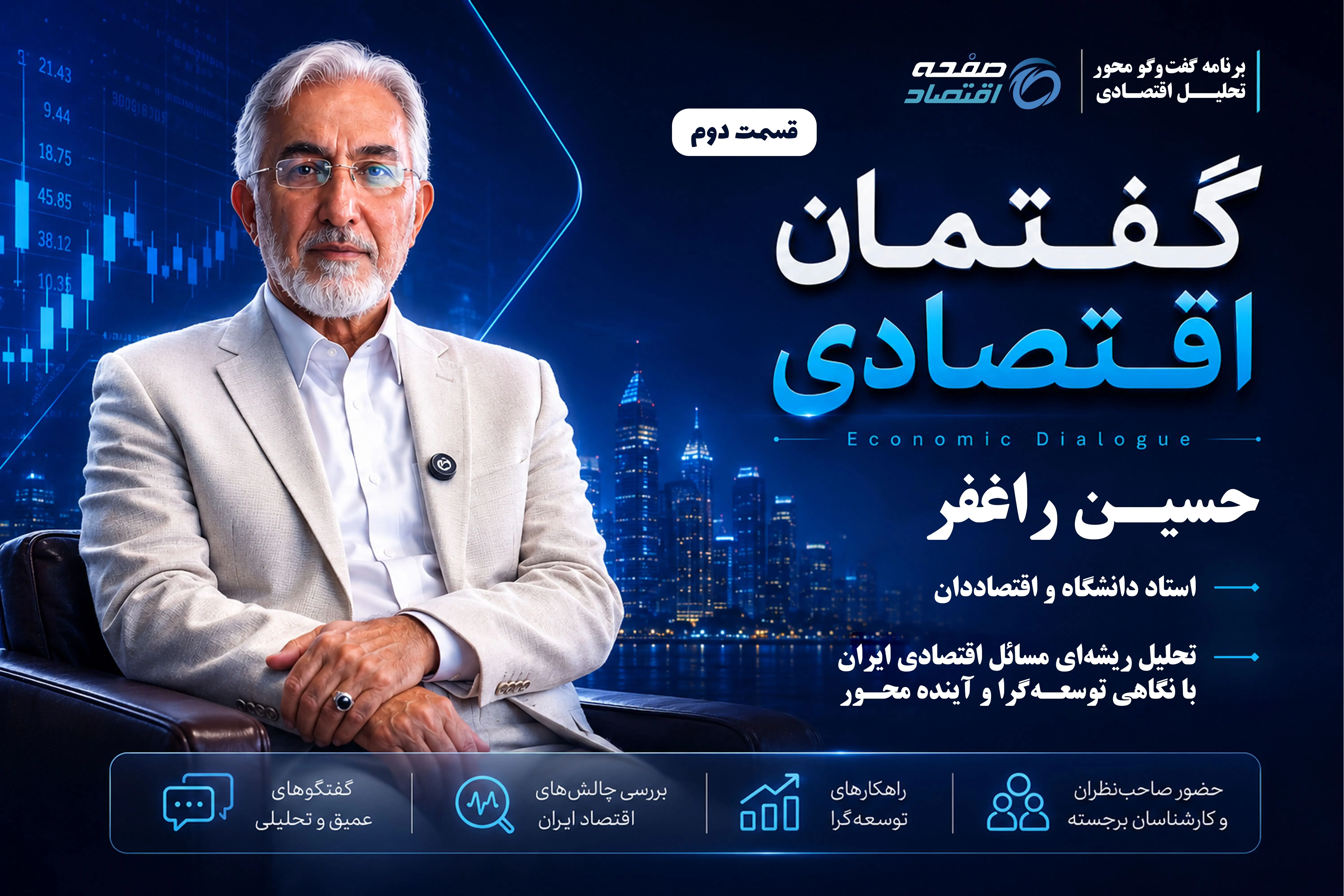 گفتگوی اختصاصی صفحه اقتصاد با دکتر راغفر (بخش دوم)+ فیلم