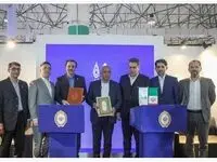 امضای تفاهم‌نامه همکاری بانک ملی ایران و شرکت ”پالایش نفت آفتاب“ در نمایشگاه ایران پتروکم