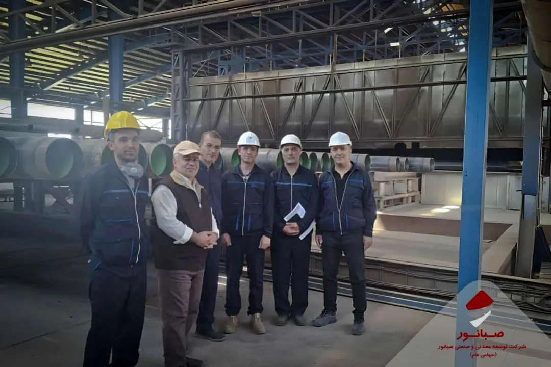 بازدید مدیرعامل صبانور از خط تولید لوله‌های پروژه انتقال آب تصفیه‌خانه بیجار