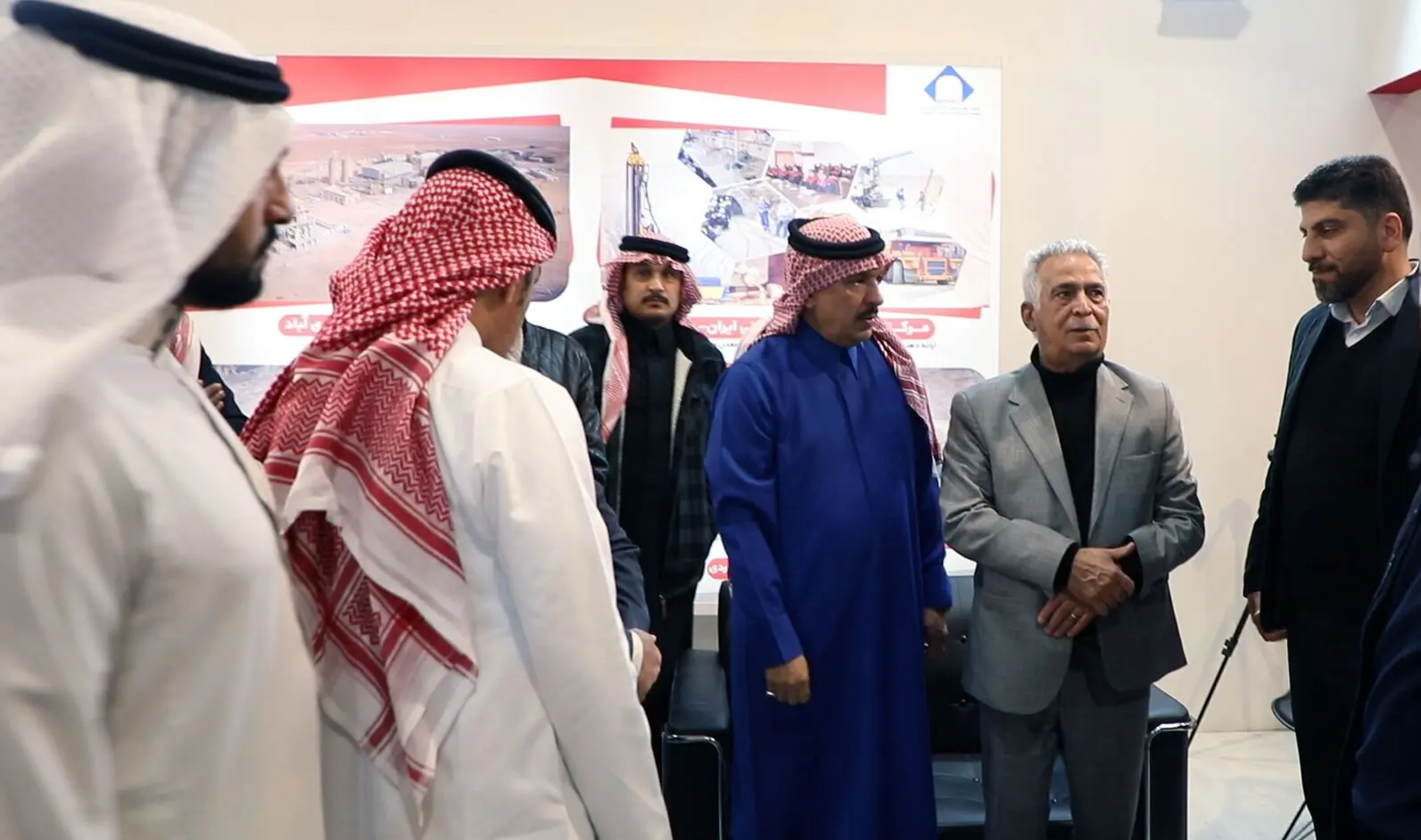 بازدید سفیر عربستان و رئیس خانه معدن ایران از غرفه ایمپاسکو