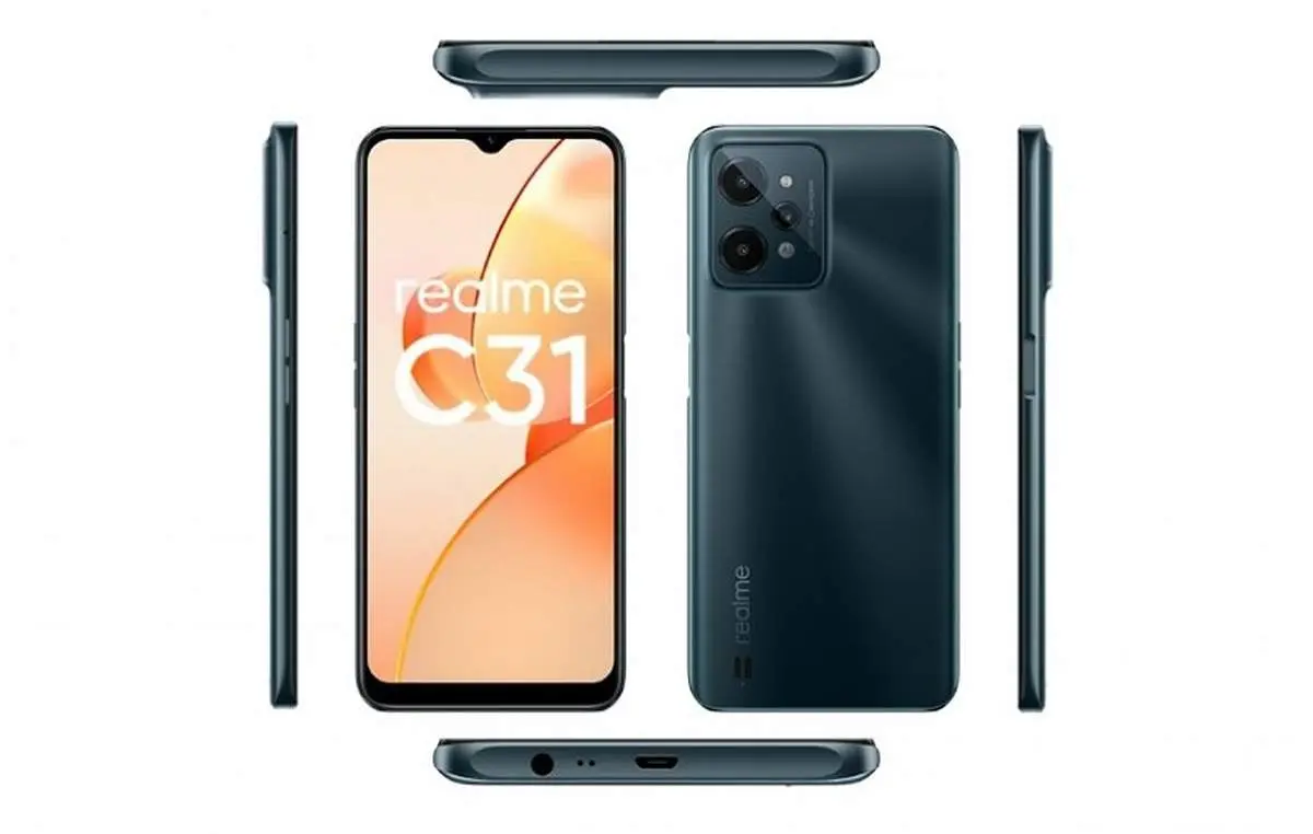 معرفی گوشی ریلمی C31 با پردازندهی UniSoC T612 + جزئیات