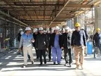 بازدید معاون وزیر نفت از پروژه‌های CCR و پست برق شهری پالایشگاه تهران