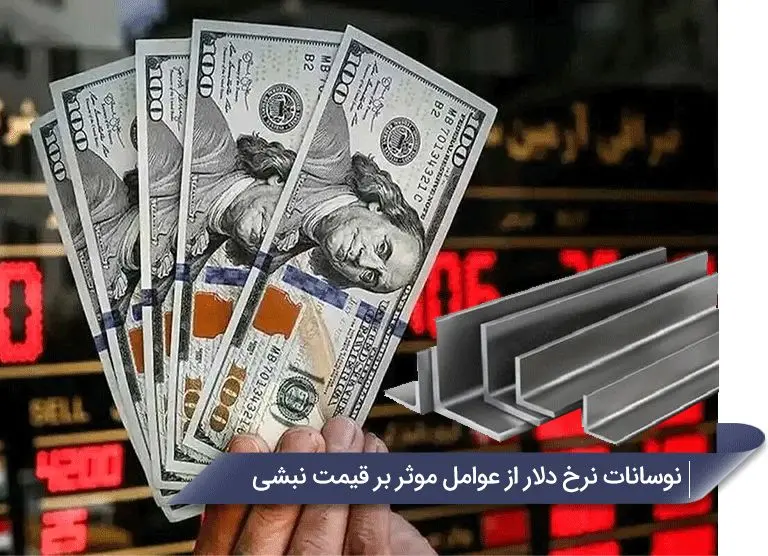 قیمت نبشی و اکثر مقاطع با نوسانات دلار تغییر می‌کنند