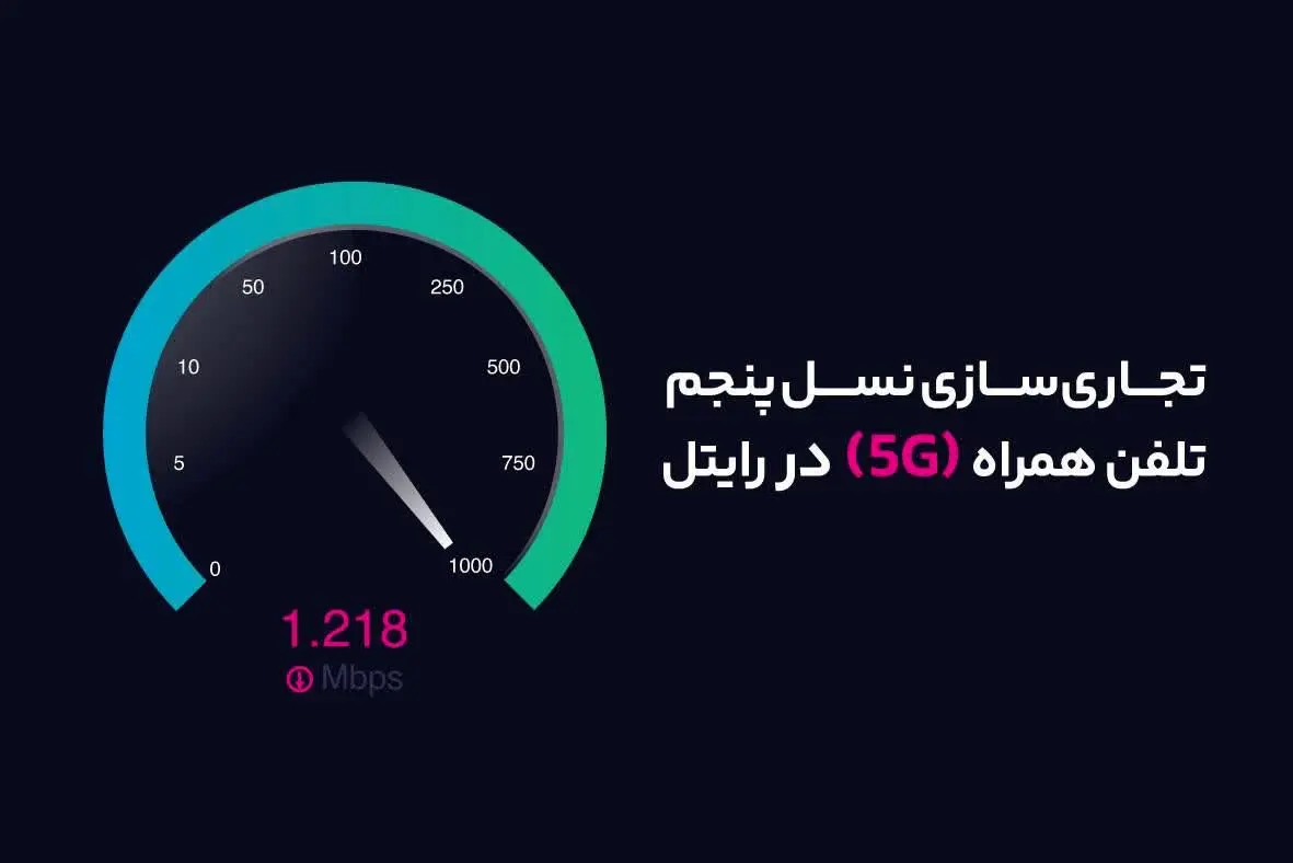 آغاز تجاریسازی نسل پنجم تلفن همراه (5G) در رایتل