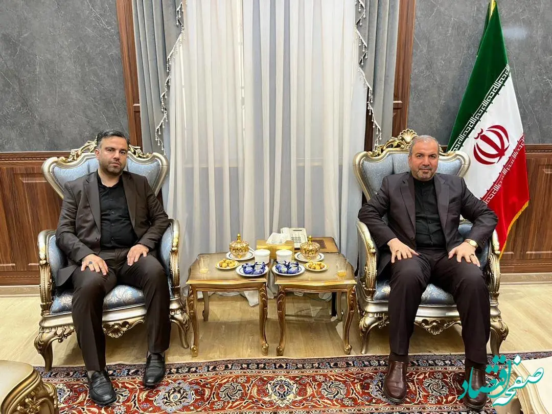 دیدار مدیرعامل بیمه میهن با سفیر ایران در عراق