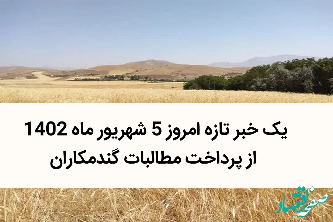 مطالبات گندم کاران با چه قیمتی پرداخت شد؟ 
