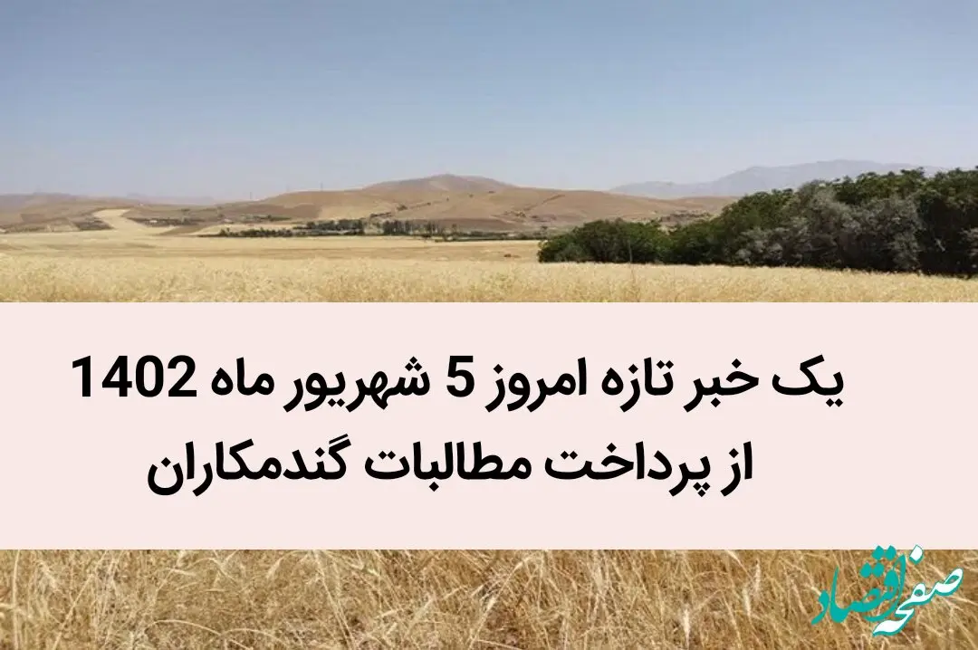 مطالبات گندم کاران با چه قیمتی پرداخت شد؟ 
