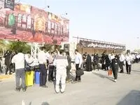 گزارش تصویری از برپایی موکب باب الحسین در شرکت پالایش گاز بیدبلند خلیج فارس