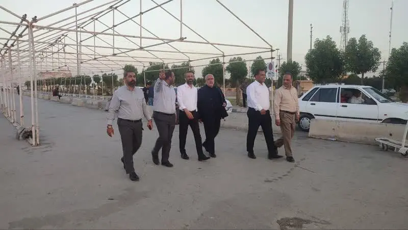 نظارت بر گذرگاه مرزی شلمچه توسط مدیرعامل سازمان منطقه آزاد اروند