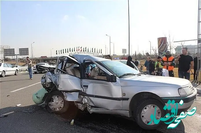 تصادف ۵۰ دستگاه خودرو در آزادراه کرج _ قزوین 
