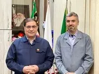 دیدار قائم مقام مدیرعامل فولاد خوزستان با فرمانده حوزه مقاومت بسیج شهید بقایی