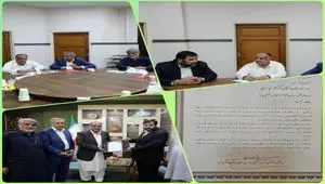 نشست مشترک دکتر محمدسعید اربابی رئیس هیات مدیره و مدیرعامل سازمان با دکتر میثم لکزایی مدیرکل نوسازی مدارس استان