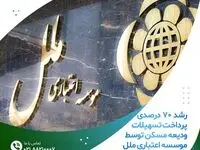رشد ۷۰ درصدی پرداخت تسهیلات ودیعه مسکن توسط موسسه اعتباری ملل