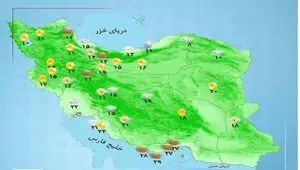سازمان هواشناسی:  رگبار باران در گیلان و مازندران 