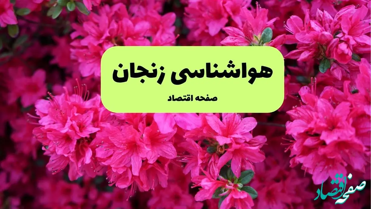 هواشناسی زنجان ۲۴ ساعت آینده اعلام شد | پیش بینی وضعیت آب و هوا زنجان فردا دوشنبه ۱۹ خرداد ماه ۱۴۰۴ 