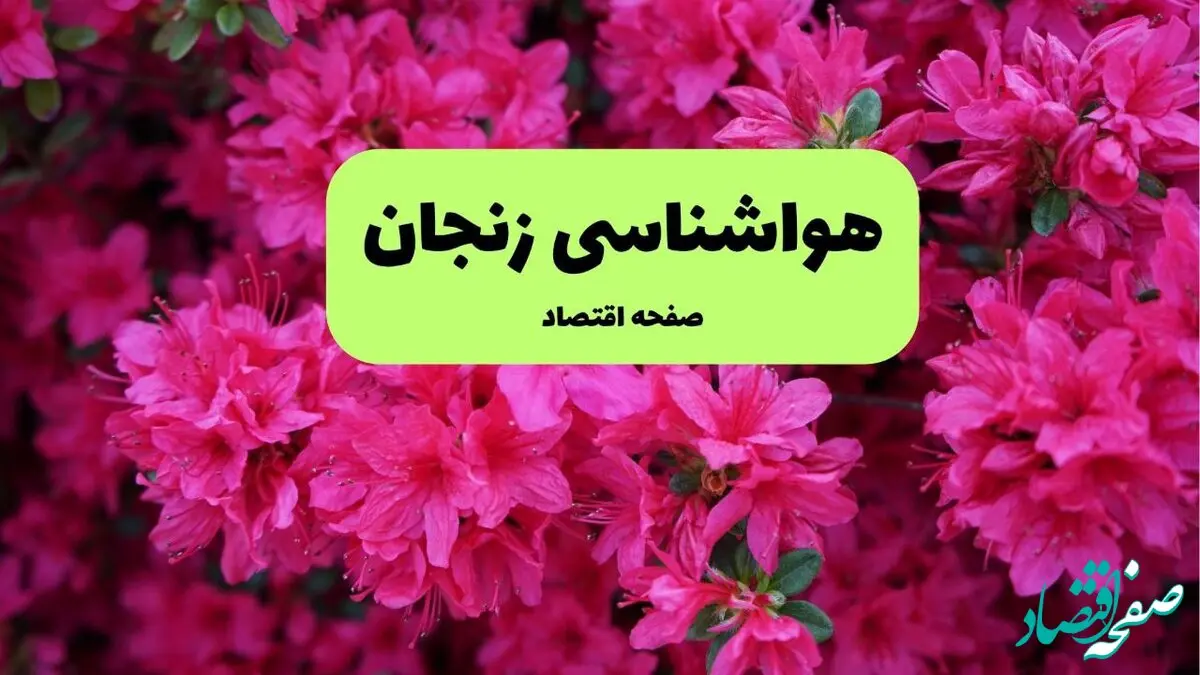 هواشناسی زنجان ۲۴ ساعت آینده اعلام شد | پیش بینی وضعیت آب و هوا زنجان فردا دوشنبه ۱۹ خرداد ماه ۱۴۰۴ 