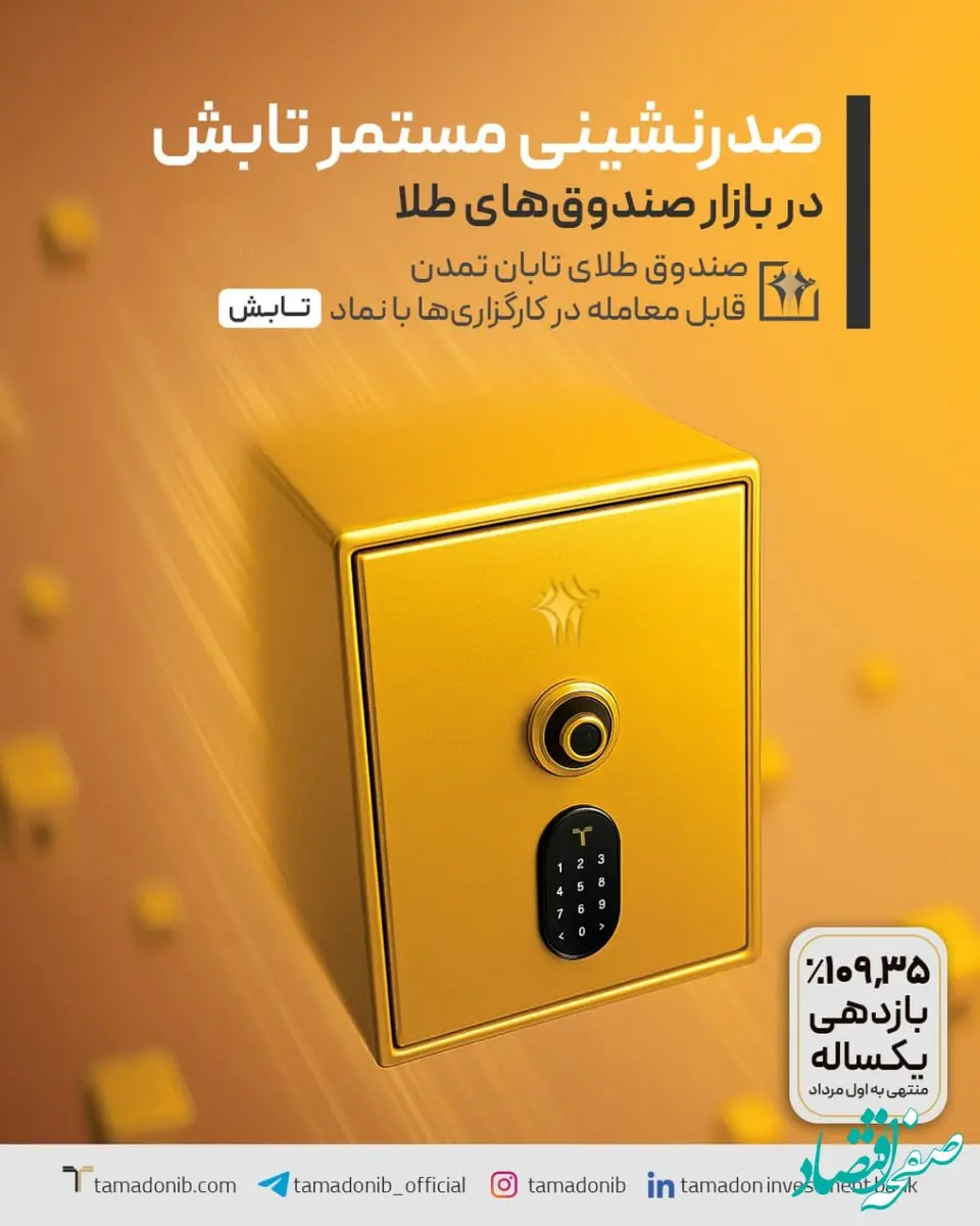 تابش بر قله بازدهی: صدرنشینی مطلق صندوق طلای تابان تمدن در بازار