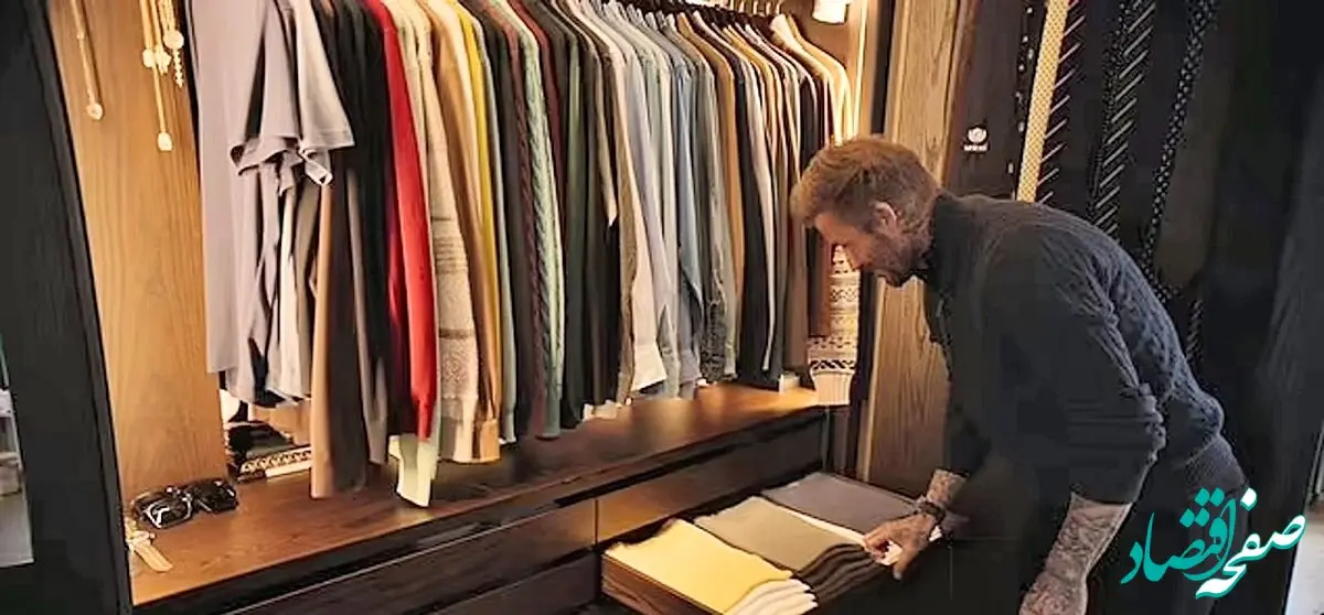 دست و پنجه نرم کردن اسطوره فوتبال با OCD / نگاهی به وضعیت  خانه دیوید بکام ؛ همه چیز باید سر جای خودش باشد / لباسها باید در یک خط باشند !