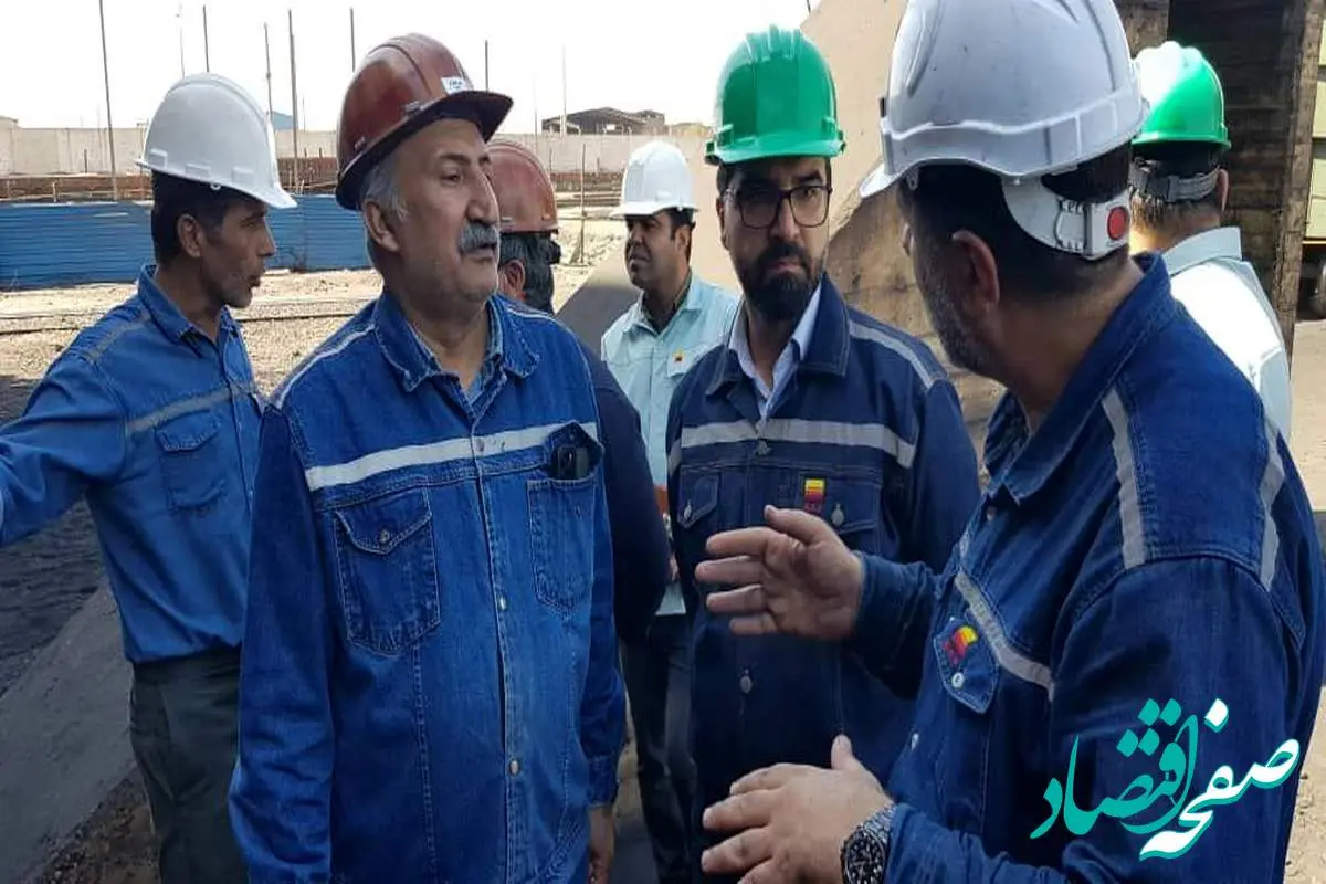 بازدید از واحدهای مختلف انباشت و برداشت بخش مواد اولیه