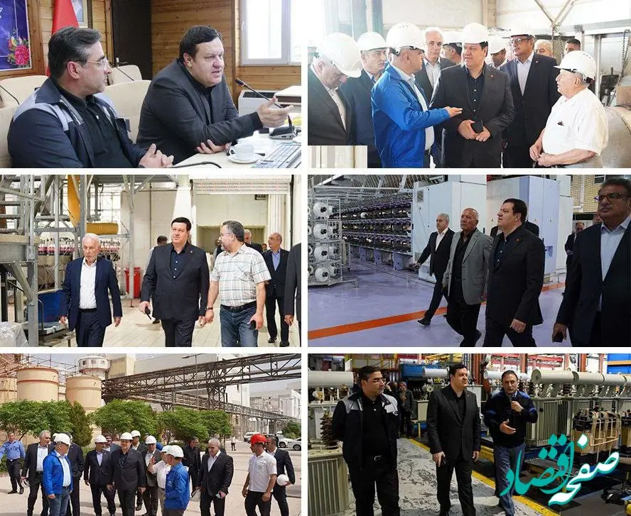 بازدید مدیرعامل بانک ملت از شرکت های تولیدی و صنعتی استان های زنجان و قزوین