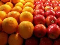 خبر خوش برای میوه شب عید!/ذخیره 20 هزار تن سیب و پرتقال با تخفیف ویژه!