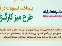 طرح تسهیلاتی "میز کارگزاری" بانک رفاه کارگران بازنگری و تمدید شد