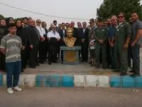 سردیس خلبان”محمود اسکندری” در خرمشهر رونمایی شد