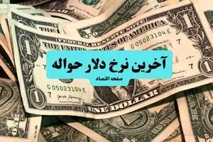 قیمت حواله دلار امروز شنبه ۷ تیر ماه ۱۴۰۴