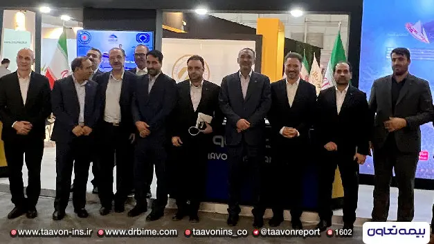 بازدید رئیس کل بیمه مرکزی از غرفه شرکت بیمه تعاون در نمایشگاه کیش اینوکس