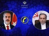 جزئیات تماس تلفنی وزرای امور خارجه ایران و ترکیه